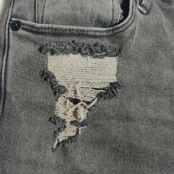 GOOD AMERICAN Grey Wash Mid-rise Stretchy Skinny Jeans Size 2/26 - Picture 5 of 15